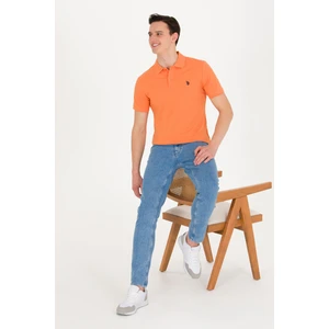 U.S. Polo Assn. Erkek Turuncu Tişört Basic 50262933-VR051