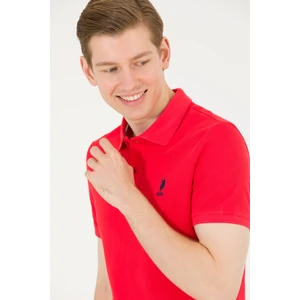 U.S. Polo Assn. Erkek Kırmızı Tişört Basic 50263238-VR030