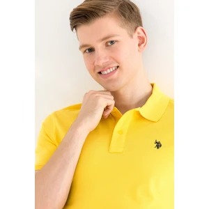 U.S. Polo Assn. Erkek Koyu Sarı Tişört Basic 50262933-VR094