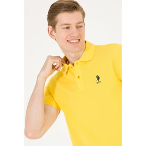 U.S. Polo Assn. Erkek Koyu Sarı Tişört Basic 50263238-VR094