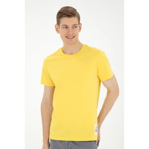 U.S. Polo Assn. Erkek Sarı Tişört 50287085-VR044
