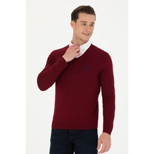 U.S. Polo Assn. Erkek Bordo Kazak /Triko 50269002-VR014