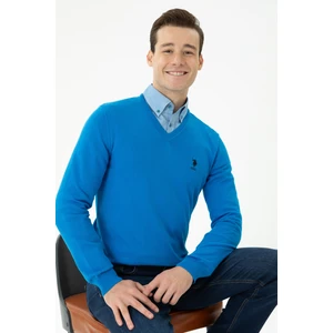 U.S. Polo Assn. Erkek Kobalt Kazak /Triko 50269002-VR077