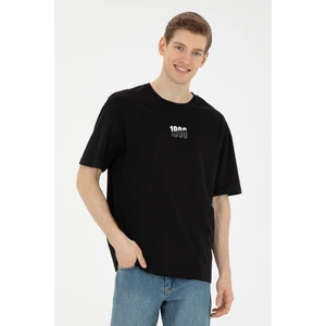 U.S. Polo Assn. Erkek Siyah Tişört 50287049-VR046