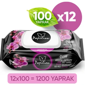 Premium Aroma Terapi Islak Havlu 100X12 - 1200 Yaprak