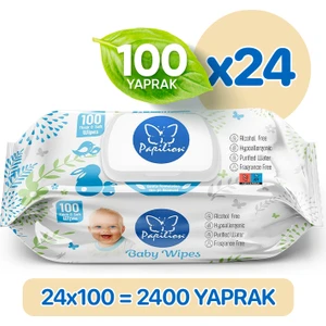 Baby Kokusuz Hypoalergenic Islak Bebek Havlusu Extra Kalın 2400 Yaprak