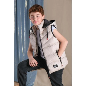 Pina Kids Erkek Çocuk Çıkarılabilir Kapüşonlu Şişme Yelek 2063Y