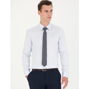 Pierre Cardin Erkek Açık Mavi Slim Fit Uzun Kollu Basic Gömlek 50277147-VR003