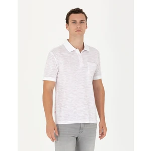 Pierre Cardin Erkek Ekru Regular Fit Polo Yaka Tişört 50273576-VR019