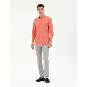 Pierre Cardin Erkek Gri Slim Fit Kanvas Pantolon 50288509-VR024