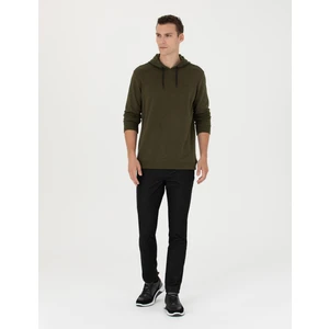 Pierre Cardin Erkek Siyah Slim Fit Kanvas Pantolon 50278130-VR046
