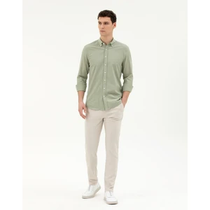 Pierre Cardin Erkek Bej Slim Fit Kanvas Pantolon 50288509-VR011