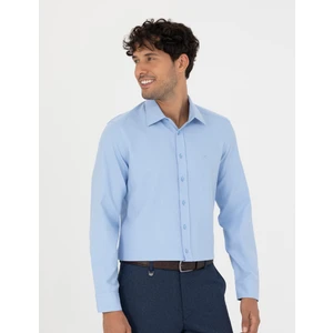 Pierre Cardin Erkek Koyu Mavi Slim Fit Uzun Kollu Gömlek 50277784-VR032