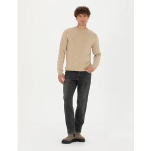 Pierre Cardin Erkek Antrasit Straight Fit Jean Pantolon 50274355-VR006