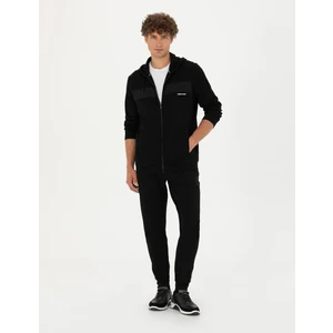 Pierre Cardin Erkek Siyah Slim Fit Eşofman Altı 50274869-VR046