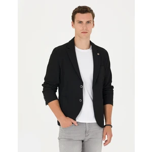 Pierre Cardin Erkek Siyah Ekstra Slim Fit Blazer Ceket 50269735-VR046