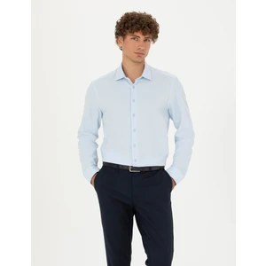 Pierre Cardin Erkek Açık Mavi Slim Fit Uzun Kollu Gömlek 50275511-VR003