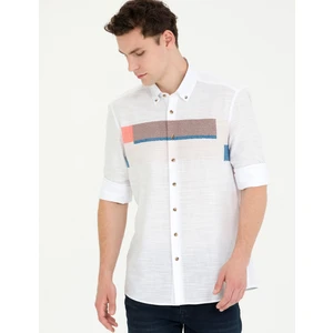 Pierre Cardin Erkek Pembe Regular Fit Uzun Kollu Gömlek 50269436-VR053
