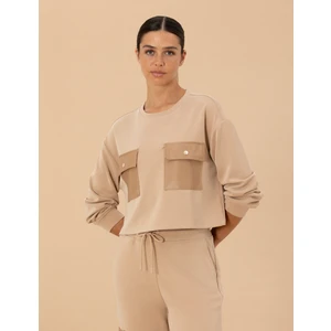 Pierre Cardin Kadın Bej Sweatshirt 50273759-VR011
