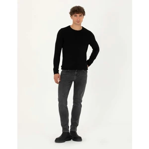 Pierre Cardin Erkek Antrasit Slim Fit Jean Pantolon 50274370-VR006