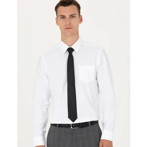 Pierre Cardin Erkek Beyaz Regular Fit Uzun Kollu Basic Gömlek 50277763-VR013