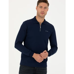 Pierre Cardin Erkek Lacivert Regular Fit Sweatshirt 50273897-VR033