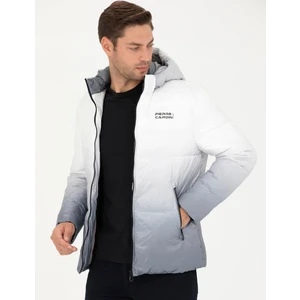 Pierre Cardin Erkek Gri Kapüşonlu Spor Mont 50272840-VR024