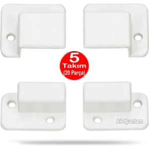Alet Çantam Pvc Pimapen Pencere Sineklik Montaj Aparatı 5 Takım Set +vida (10x20 Profillere Uygundur)