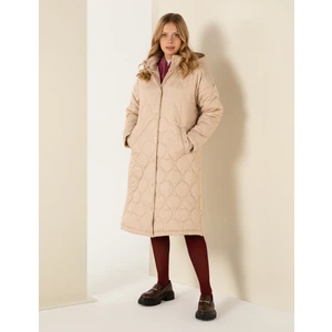 Pierre Cardin Kadın Bej Oversize Mont 50253338-VR011