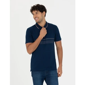 Pierre Cardin Erkek Lacivert Slim Fit Tişört 50264202-VR033