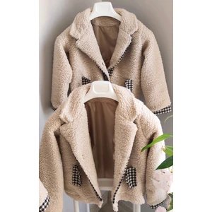 Aşka Bak *aşkabak* Unisex Çocuk Peluş Ceket