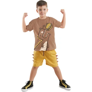Oyuncu Dino Erkek Çocuk T-Shirt Şort Takım