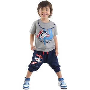 Tembel Hayvan Erkek Çocuk T-shirt Kapri Takım