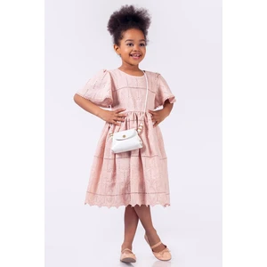 Pina Kids Kız Çocuk Çantalı Brode Elbise