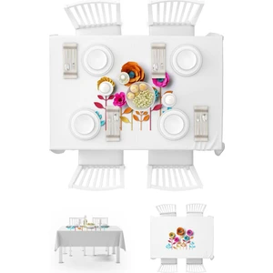 Dijital Baskı Masa Örtüsü - Leke Tutmaz, Yıkanabilir, Kaliteli Mikropetek Kumaş