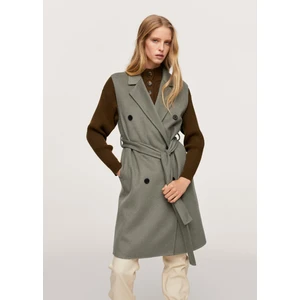 Yün Karışımlı El Dikimi Yelek