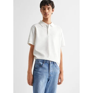 Yırtık düz jean pantolon