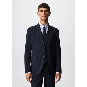 Man Slim Fit Kareli Takım Blazer