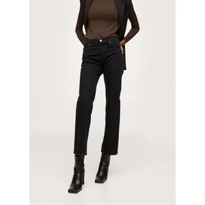 Orta Bel Mid-Rise Düz Paça Jean
