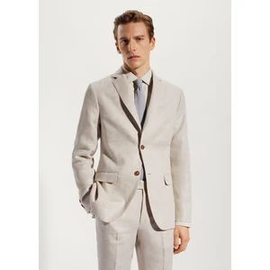 Mango Man %100 Keten Slim Fit Takım Elbise Ceketi