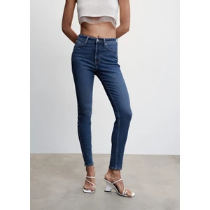 Yüksek belli skinny jean pantolon