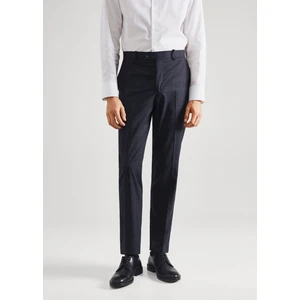 Mango Man Slim Fit Kareli Takım Pantolon