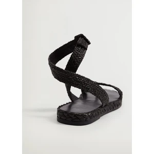 Raffia Örgülü Sandalet