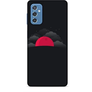 Samsung Galaxy M52 Kılıf Caliburn 13 Kızıl Ay Case Kapak