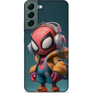 Samsung Galaxy S22 Plus Kılıf Caliburn 25 Spiderman Bebek Soyulmayan Kılıf