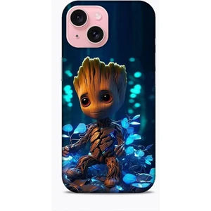 Apple iPhone 15 Kılıf Caliburn 26 Bebek Groot Soft Kapak