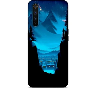 Realme 6 Pro Kılıf Caliburn 14 Norveç Manzara Cover Kılıf