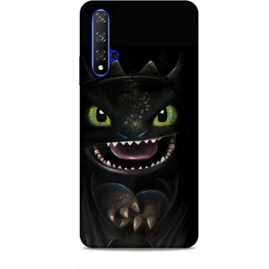 Honor 20 Kılıf Caliburn 30 Kara Ejderha Kenarları Şeffaf Kapak