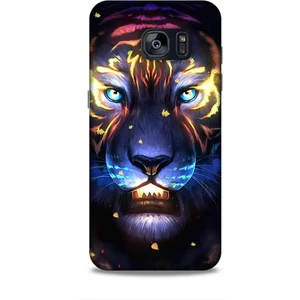 Samsung Galaxy S7 Edge Kılıf Caliburn 12 Aslan Colorful Tasarım Kılıf