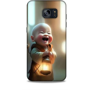 Samsung Galaxy S7 Edge Kılıf Caliburn 27 Asya Bebek Lazer Kesim Silikon